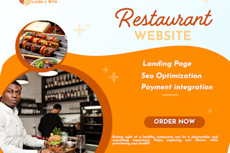 build restaurant website on wordpress or wix with online ordering