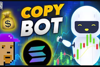 build front running bot, copy trading bot, solana bot, volume bot, arbitrage bot