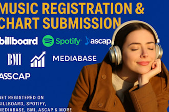 do music registration on billboard media base spotify bmi ascap sesac uk usa