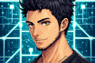 create pixel art portraits