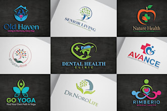 do medical healthcare home care hospital nursing wellness logo