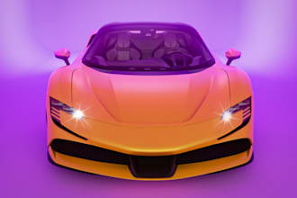 realistic 3d car modeling,vfx,car animation,rigging,3d render, wide body kit stl