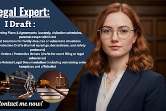 draft parent plans legal solution legal protection safety order and violence