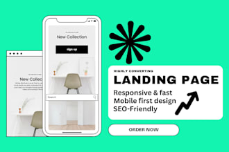 create a responsive elementor landing page that converts