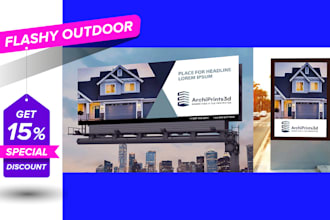 design pole, rollup, backdrop, event banner and billboard