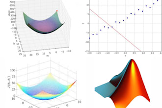 do matlab and python programming, gui design, machine learning