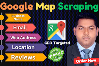 do google map scraping,b2b data extractions with emails
