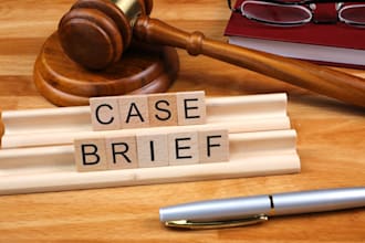 do legal case briefs, case analysis, and business law
