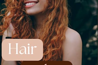 design professional beauty salon posts and flyers in canva