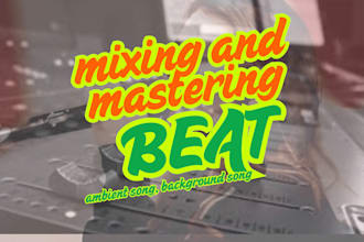 do mixing and  mastering of your pop song, lofi song free music production
