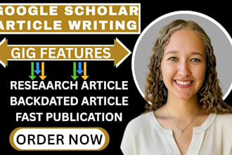 write publish research article in a peer reviewed google scholar indexed journal