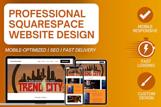 squarespace website design website development squarespace landing page SEO