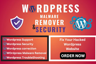 remove wordpress malware, fix hacked website, wordpress security
