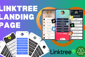 setup linktree landing page link in bio for social media profile setup