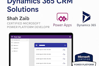 build custom power apps and dynamics 365 CRM solutions