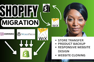 migrate wix wordpress to shopify clone woocommerce to shopify shopify migrtation