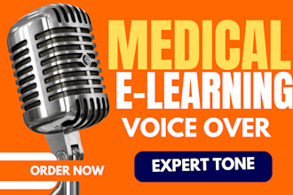 do medical voice over narration pharmaceutical elearning voice over