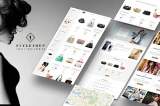 fix, customize shopify section, redesign homepage, header, footer, product, cart