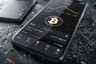 develop profitable bitcoin app, bitcoin bot on smartphone, laptop