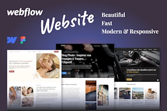 build responsive and SEO optimized webflow websites