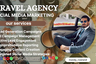 support travel agencies with expert social media marketing and content creation