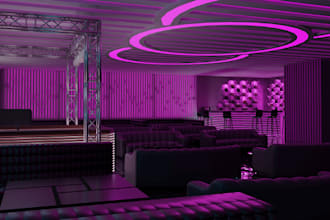 model 3d luxury bar,kiosk,restaurant,night club,cafe,eatery shop with HD render