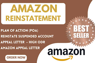 reinstate amazon account fix section 3 suspension appeal letter listing poa