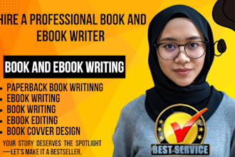 write, ghostwrite your book and ebook, amazon book formatting, design book cover