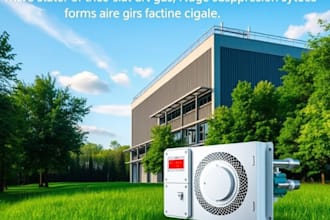 design gas suppression system fm200 co2 novec stamp fire alarm