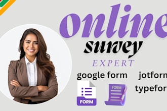 create a responsive online survey google form jotform type form