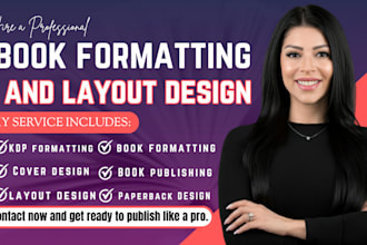 do amazon book formatting, paperback formatting, kindle formatting layout design