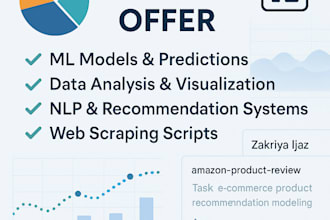 do data analysis and machine learning, nlp in python
