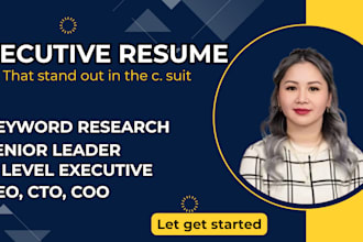 write a high impact executive resume for ceos, ctos, and senior leaders