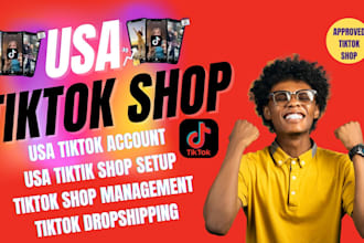 create USA tiktok shop setup tiktok shop USA tiktok shop business representative