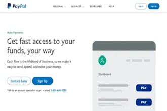 create a business account paypal, stripe, wise, payoneer