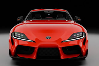 remodel 3d vehicle car,sport car, assetto corsa, blender 3d car modelling, fivem