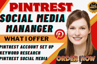 be your pintrest social media marketing mananger
