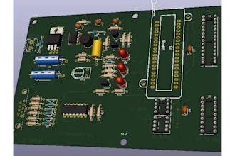 desing pcb sehcmatic, pcb board, circuit diagram in kicad esp32 and arduino
