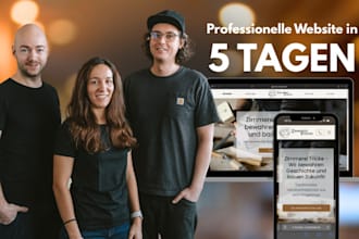 create your business website with design, content, and legal pages