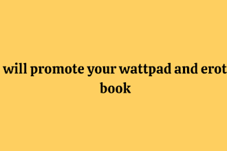 promote your wattpad and erotic book