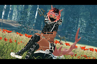 model a custom vrchat avatar , vrc avatar , vrcharacter , military avatar , vrm