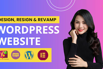 do wordpress website design redesign wordpress elementor yoast seo woocommerce