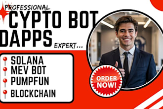 tax token nft presale staking web3 dapp on solana evm sui cypto bot hft bot