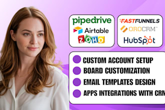 setup hubspot crm monday crm pipedrive gohighlevel close crm insightly