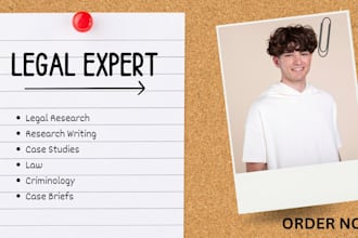 do legal research, criminal justice, criminology, law, and legal advice