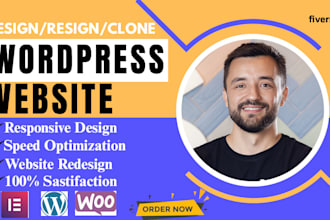 build and develop wordpress website, redesign wordpress and consulting website