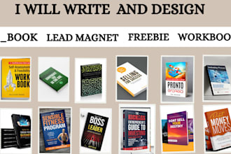 design workbook, canva ebook, magazine, booklet, worksheet design, flyer design