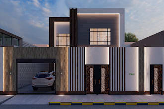 redesign 3d modern villa,architectural design,exterior,interior design,3d max