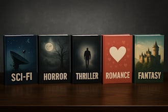 ghostwrite a fantasy or thriller ebook for you