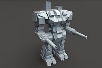 mold 3d action posed sci fi character,40k army, futuristic figurine, cyberpunk